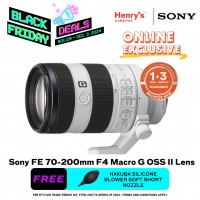 Sony FE 70-200mm F4 Macro G OSS II Lens 