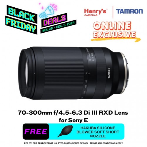 Tamron A047S 70-300mm f4.5-6.3 Di III RXD Lens for Sony E