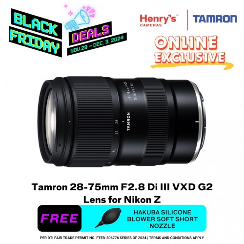 Tamron A063Z 28-75mm f2.8 Di III VXD G2 Lens for Nikon Z Mount