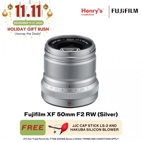 Fujifilm XF 50mm F2 RW (Silver)