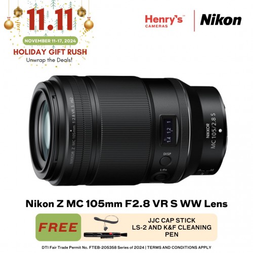 Nikon Z MC 105mm F2.8 VR S WW Lens