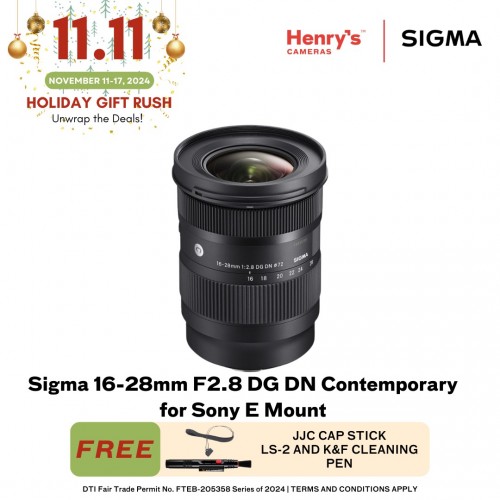 Sigma 16-28mm F2.8 DG DN Contemporary for Sony E Mount