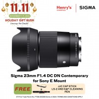 Sigma 23mm F1.4 DC DN Contemporary for Sony E Mount