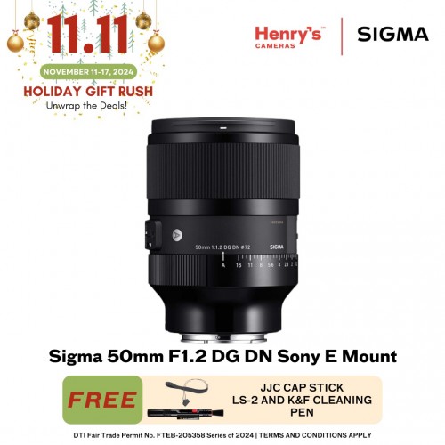 Sigma 50mm F1.2 DG DN Sony E Mount