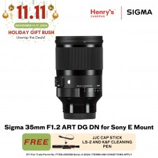 Sigma 35mm F1.2 ART DG DN for Sony E Mount