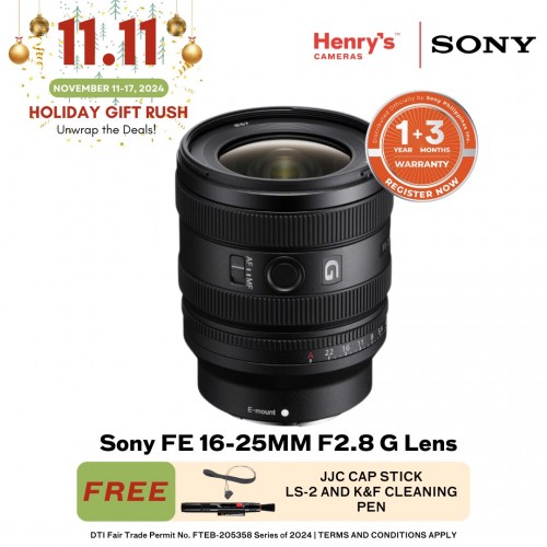 Sony FE 16-25MM F2.8 G Lens (SONY PHILS)