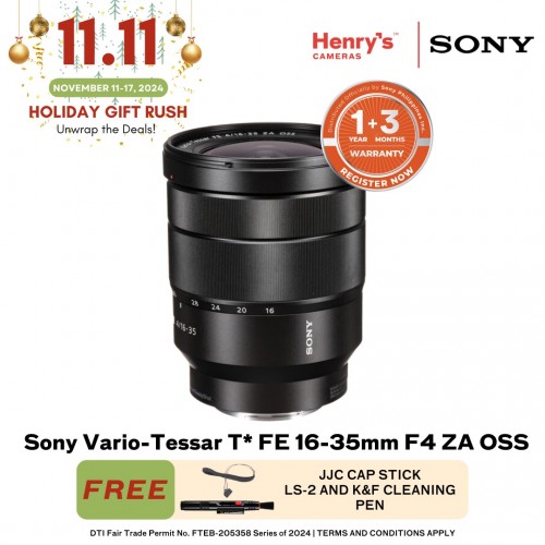 Sony Vario-Tessar T* FE 16-35mm F4 ZA OSS Lens