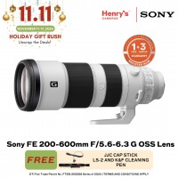 Sony FE 200-600mm F/5.6-6.3 G OSS Lens