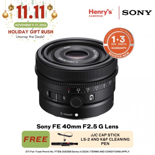 Sony FE 40mm F2.5 G Lens