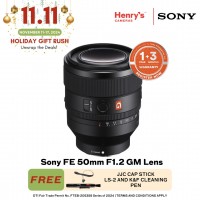 Sony FE 50mm F1.2 GM Lens