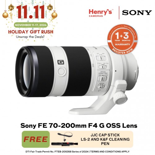 Sony FE 70-200mm F4 G OSS Lens