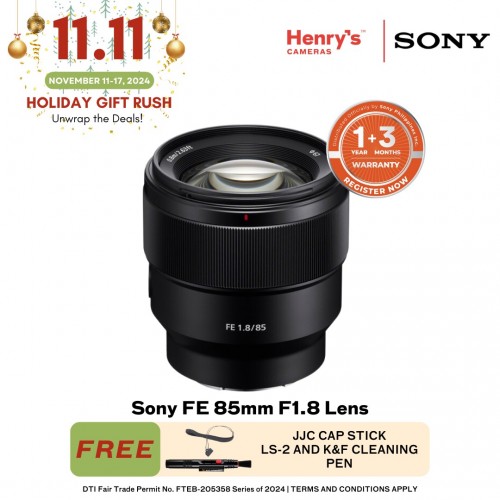 Sony FE 85mm F1.8 Lens