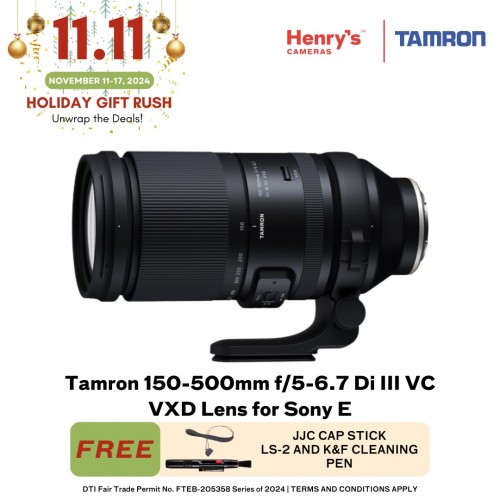 Tamron A057S 150-500mm f5-6.7 Di III VC VXD Lens for Sony E