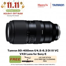 Tamron A067S 50-400mm f4.5-6.3 Di III VC VXD Lens for Sony E