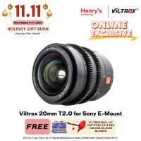 Viltrox 20mm T2.0 for Sony E-Mount