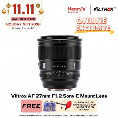 Viltrox AF 27mm F1.2 Sony E Mount Lens