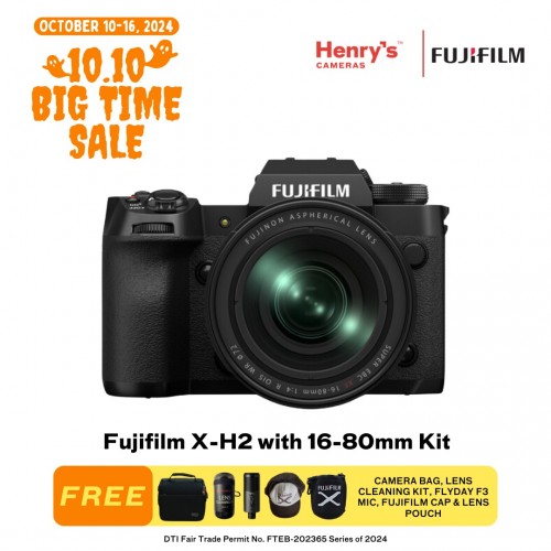 Fujifilm X-H2 with 16-80mm Kit