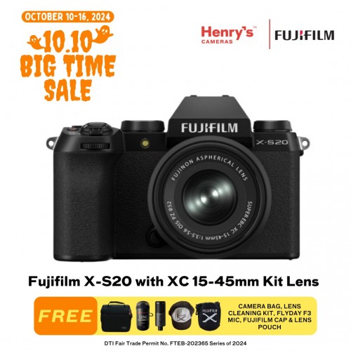 Fujifilm X-S20 with XC 15-45mm Kit Lens Mirrorless Camera 