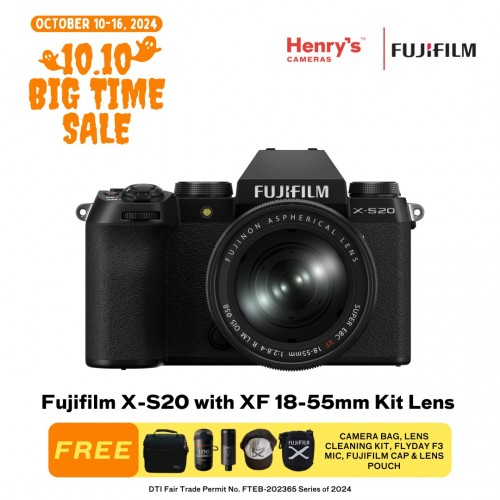 Fujifilm X-S20 with XF 18-55mm Kit Lens Mirrorless Camera 