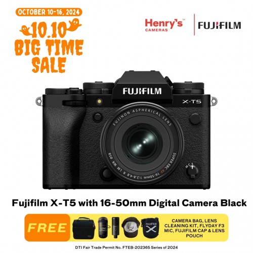 Fujifilm X-T5 with 16-50mm Digital Camera Black