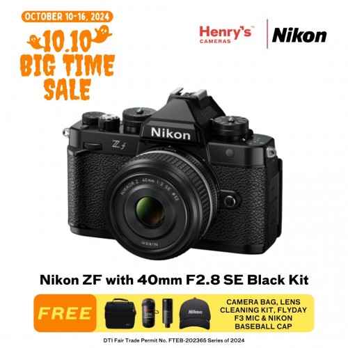 Nikon ZF with 40mm F2.8 SE Black Kit