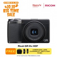 Ricoh GR IIIx HDF (New High Definition Filter) Digital Camera