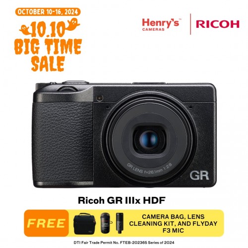 Ricoh GR IIIx HDF (New High Definition Filter) Digital Camera