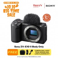 Sony ZV-E10 II Mirrorless Camera Body Only