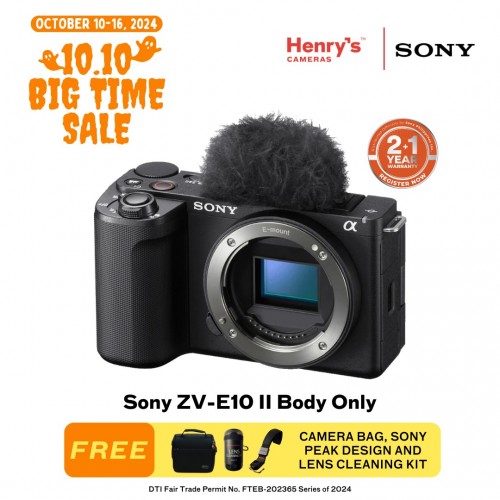 Sony ZV-E10 II Mirrorless Camera Body Only