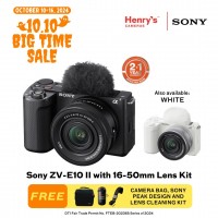 Sony ZV-E10 II Mirrorless Camera with 16-50mm Lens Kit