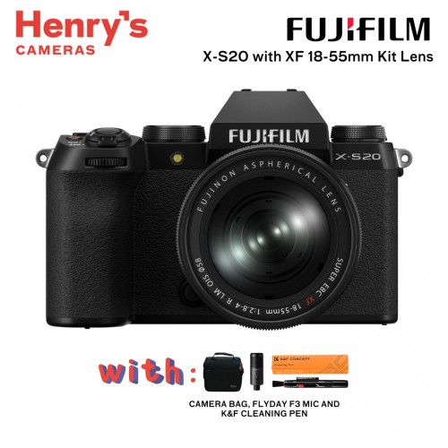 Fujifilm X-S20 with XF 18-55mm Kit Lens Mirrorless Camera 