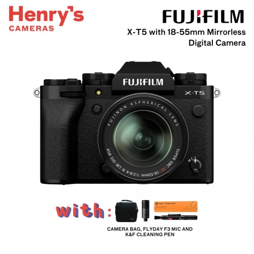 Fujifilm X-T5 with 18-55mm Mirrorless Digital Camera