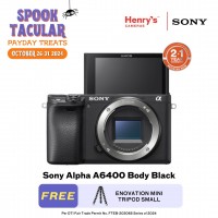 Sony Alpha A6400 Mirrorless Camera Body Black