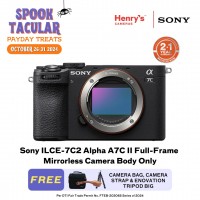 Sony ILCE-7C2 Alpha A7C II Full-Frame Mirrorless Camera Body Only