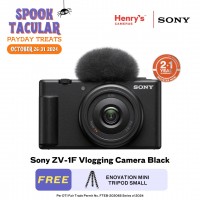 Sony ZV-1F Vlogging Camera Black