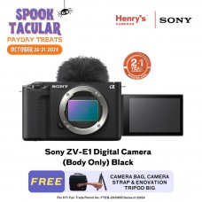 Sony ZV-E1 Digital Camera (Body Only) Black (Sony Phil)