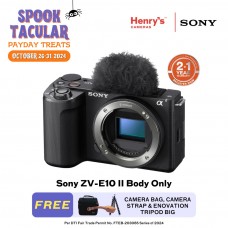 Sony ZV-E10 II Mirrorless Camera Body Only