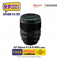 Fujifilm XF 50mm F1.0 R WR Lens