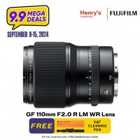 Fujifilm GF 110mm F2.0 R LM WR Lens