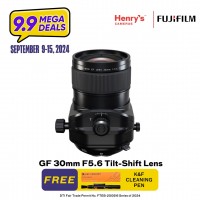 Fujifilm GF 30mm F5.6 Tilt-Shift Lens [Pre-Order]