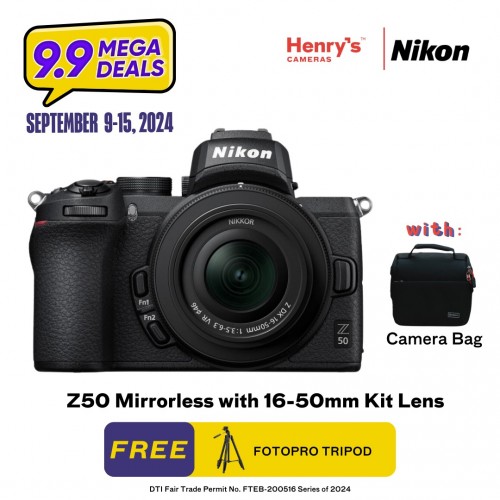 Nikon Z50 Mirrorless with 16-50mm Kit Lens