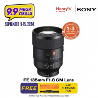 Sony FE 135mm F1.8 GM Lens