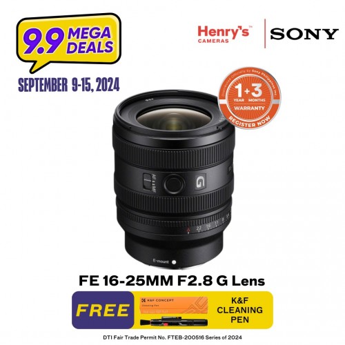 Sony FE 16-25MM F2.8 G Lens (SONY PHILS)