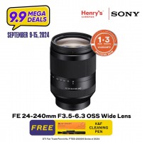 Sony FE 24-240mm F3.5-6.3 OSS Wide Lens