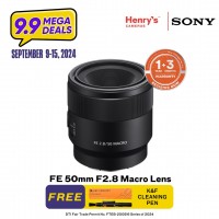 Sony FE 50mm F2.8 Macro Lens