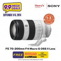 Sony FE 70-200mm F4 Macro G OSS II Lens 