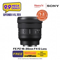 Sony FE PZ 16-35mm F4 G Lens