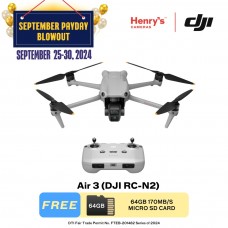 DJI Air 3 Drone with DJI RC-N2 Controller