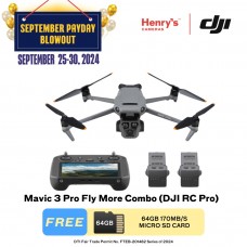 DJI Mavic 3 Pro Drone Fly More Combo with DJI Remote Control Pro with LCD