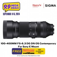 SIGMA 100-400MM F5-6.3 DG DN OS CONTEMPORARY FOR SONY E MOUNT